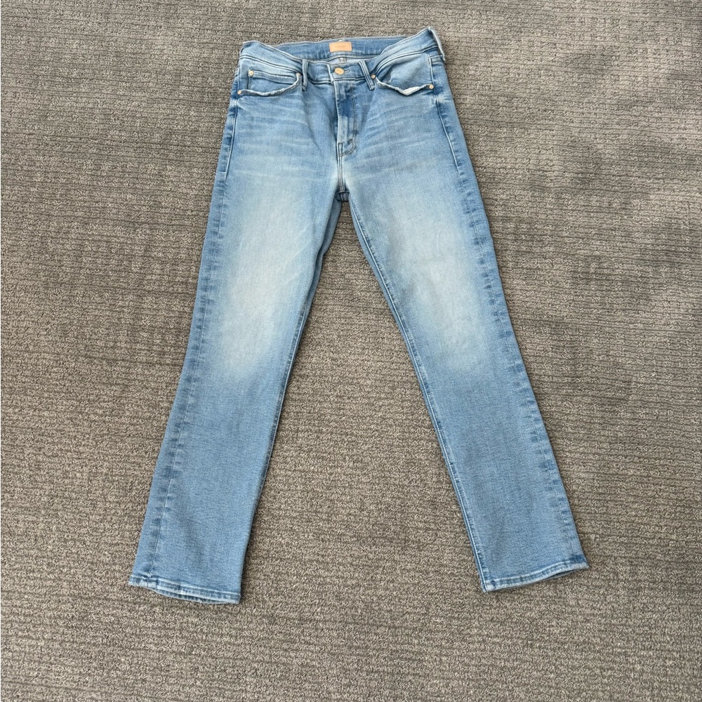 Barely worn MOTHER Denim mid rise dazzler jeans size 28 - Picture 8 of 8